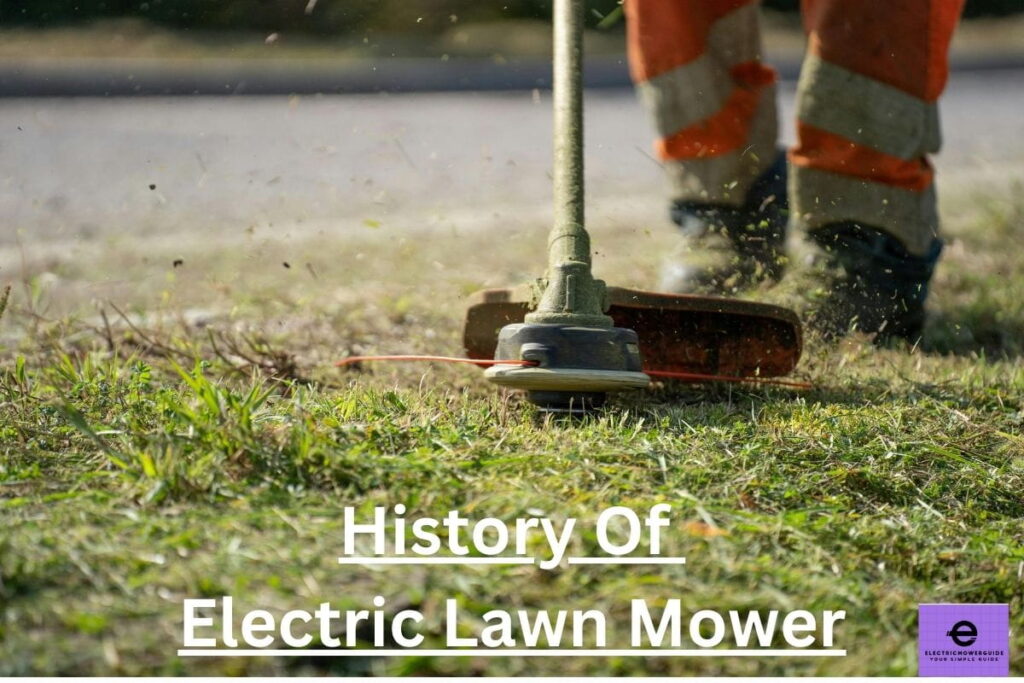 History of electric lawn mowers