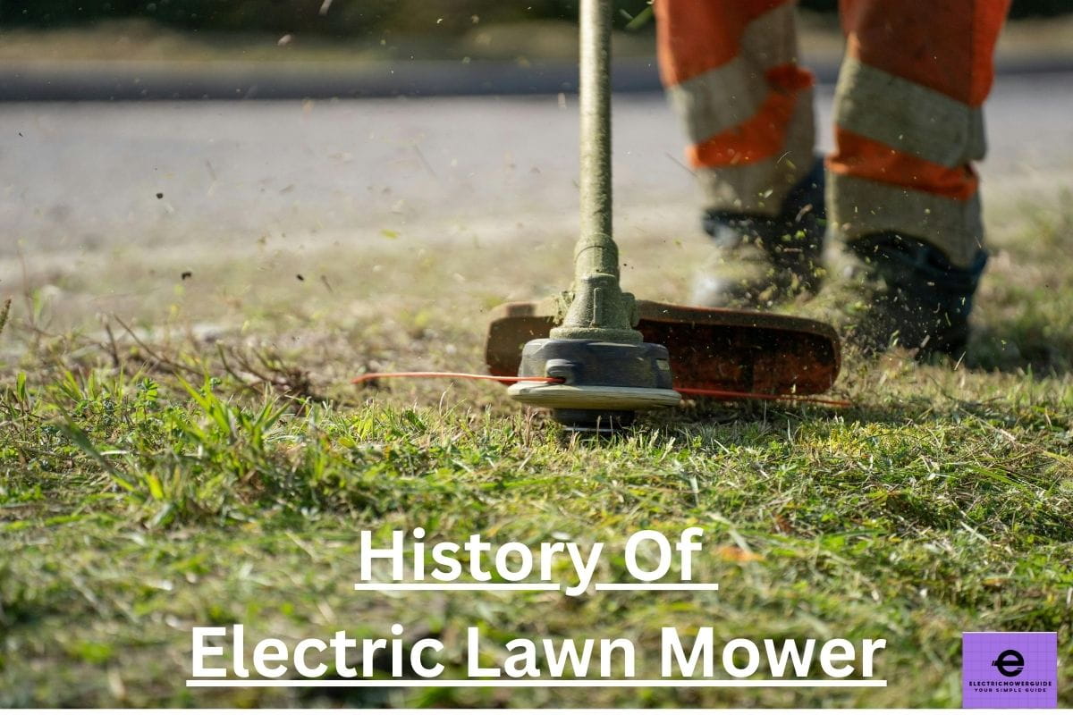 history of electric lawn mower