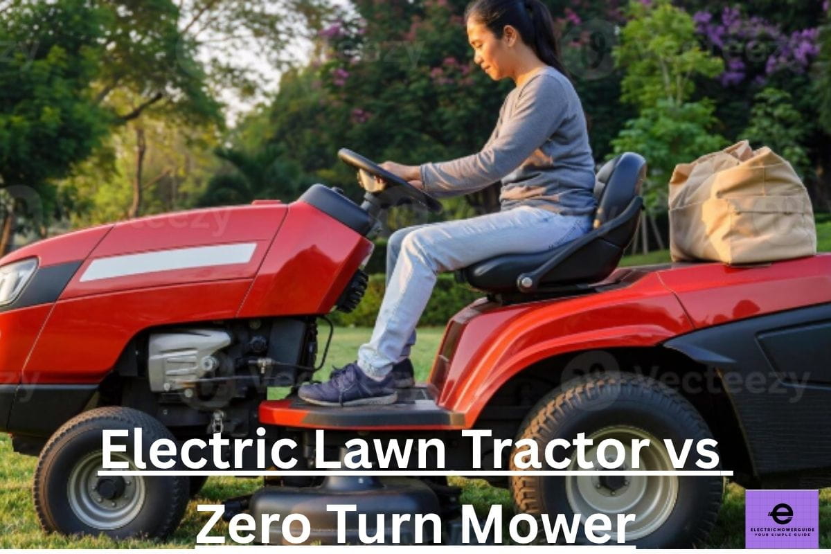 Electric Lawn Tractor vs Zero Turn Mower