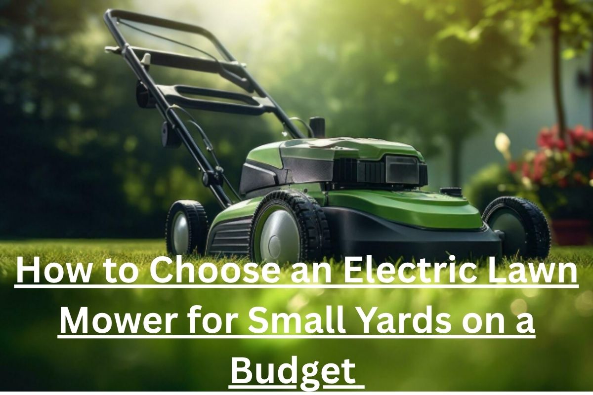 How to Choose an Electric Lawn Mower for Small Yards on a Budget