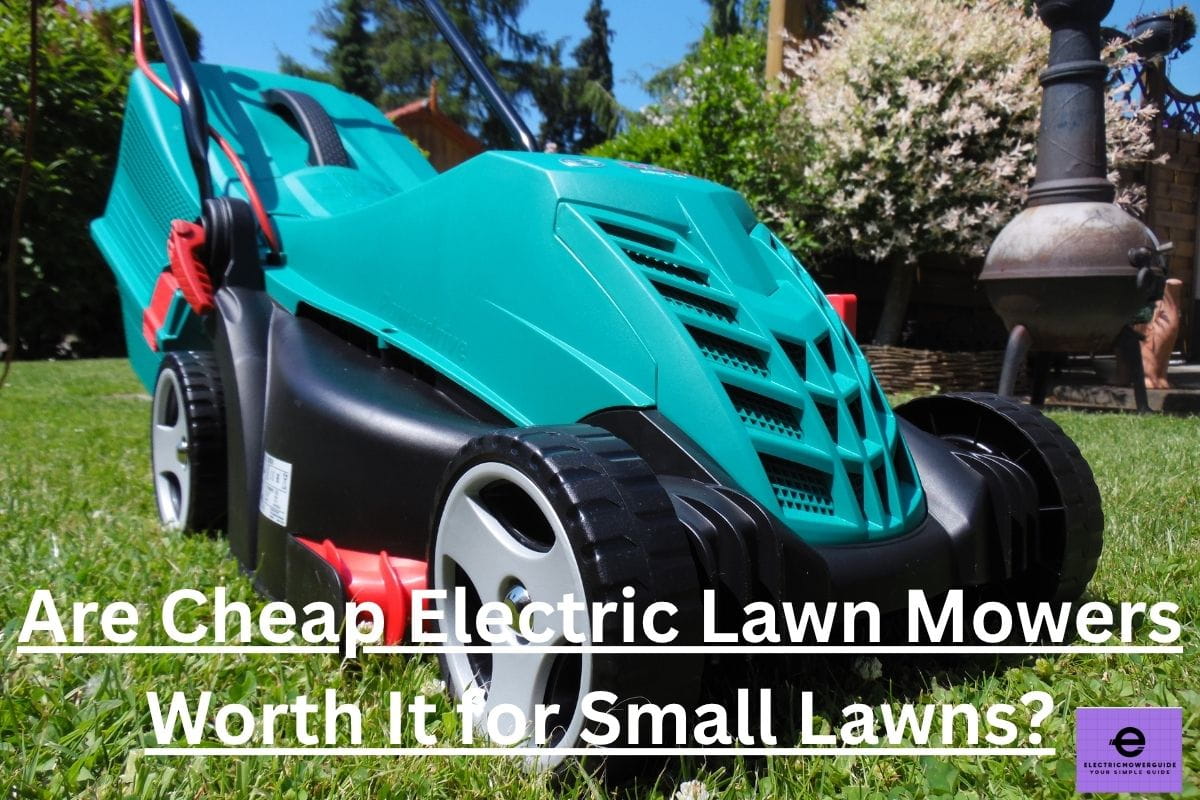 cheap electric lawn mowers for small lawns