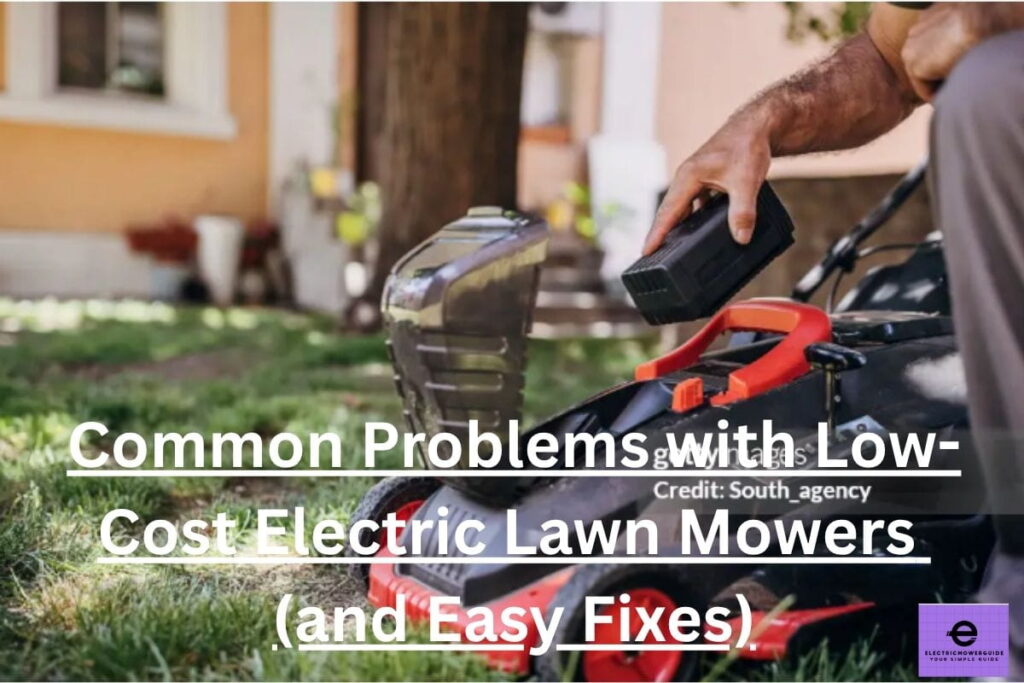 common problems with low-cost electric lawn mowers