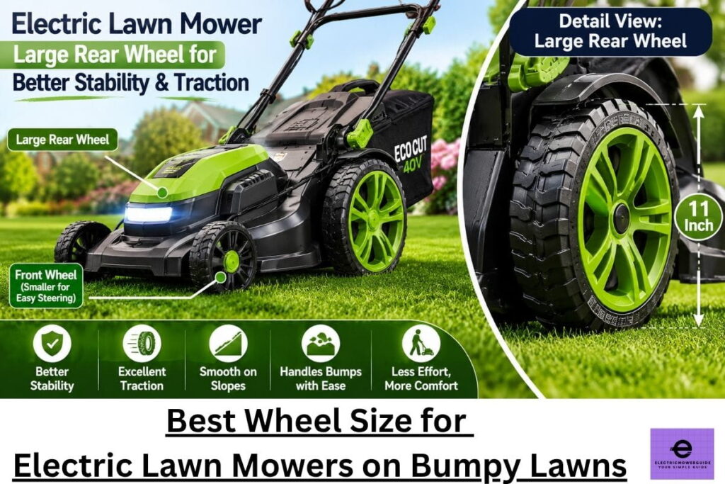 best wheel size for electric lawn mowers on bumpy lawns
