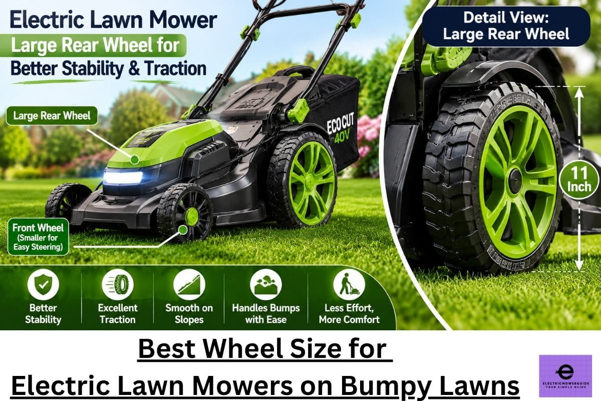 best wheel size for electric lawn mowers on bumpy lawns