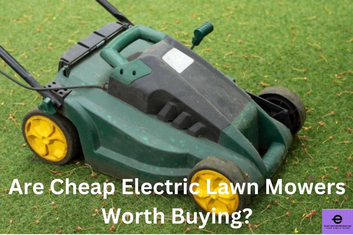 Are cheap electric lawn mowers worth buying
