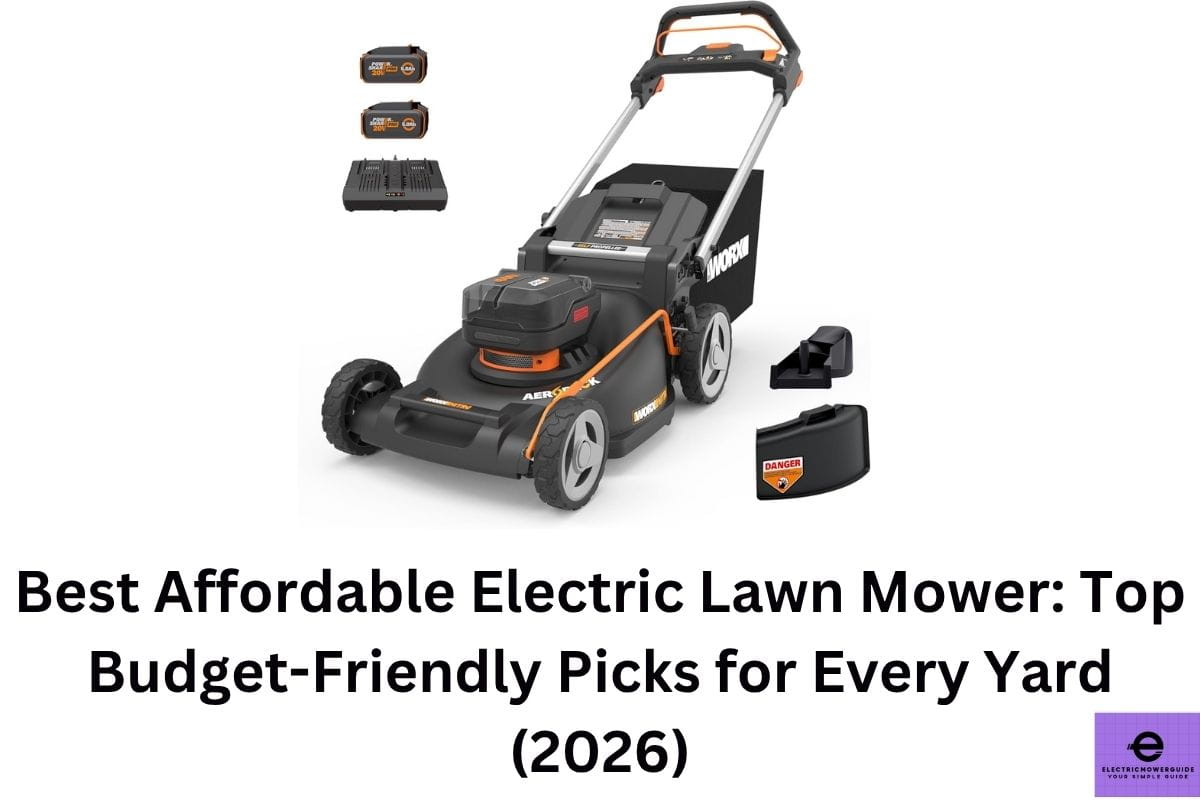 best affordable electric lawn mower