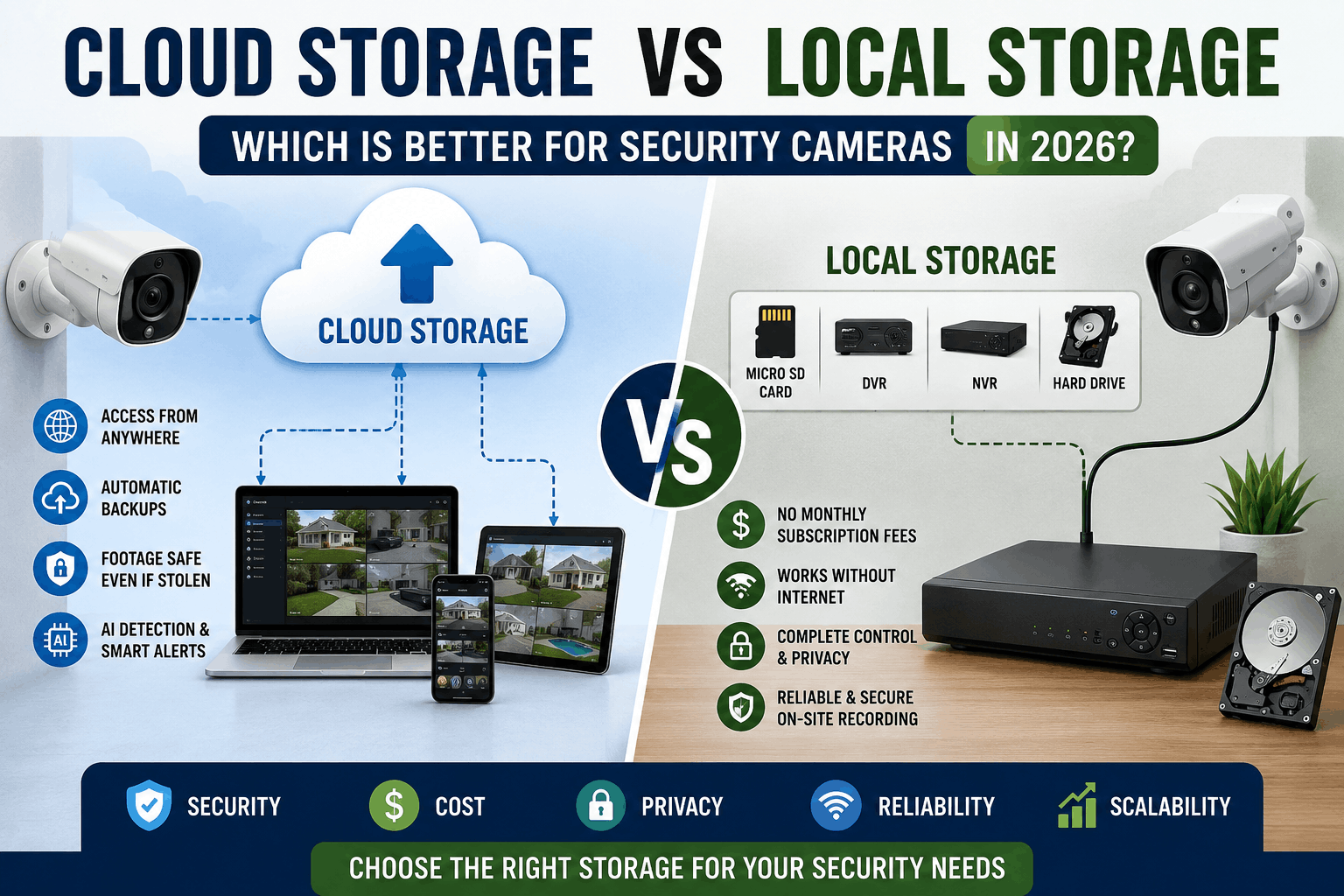 Cloud Storage vs Local Storage