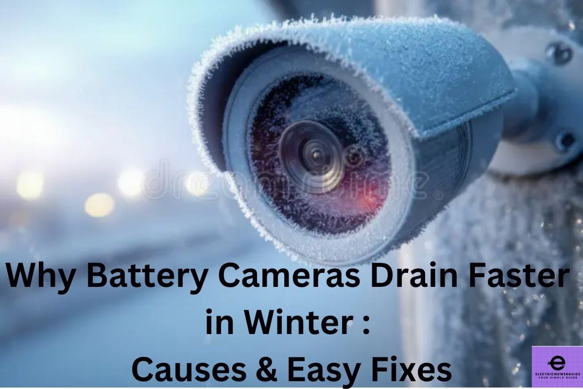 Why battery cameras drain faster in winter