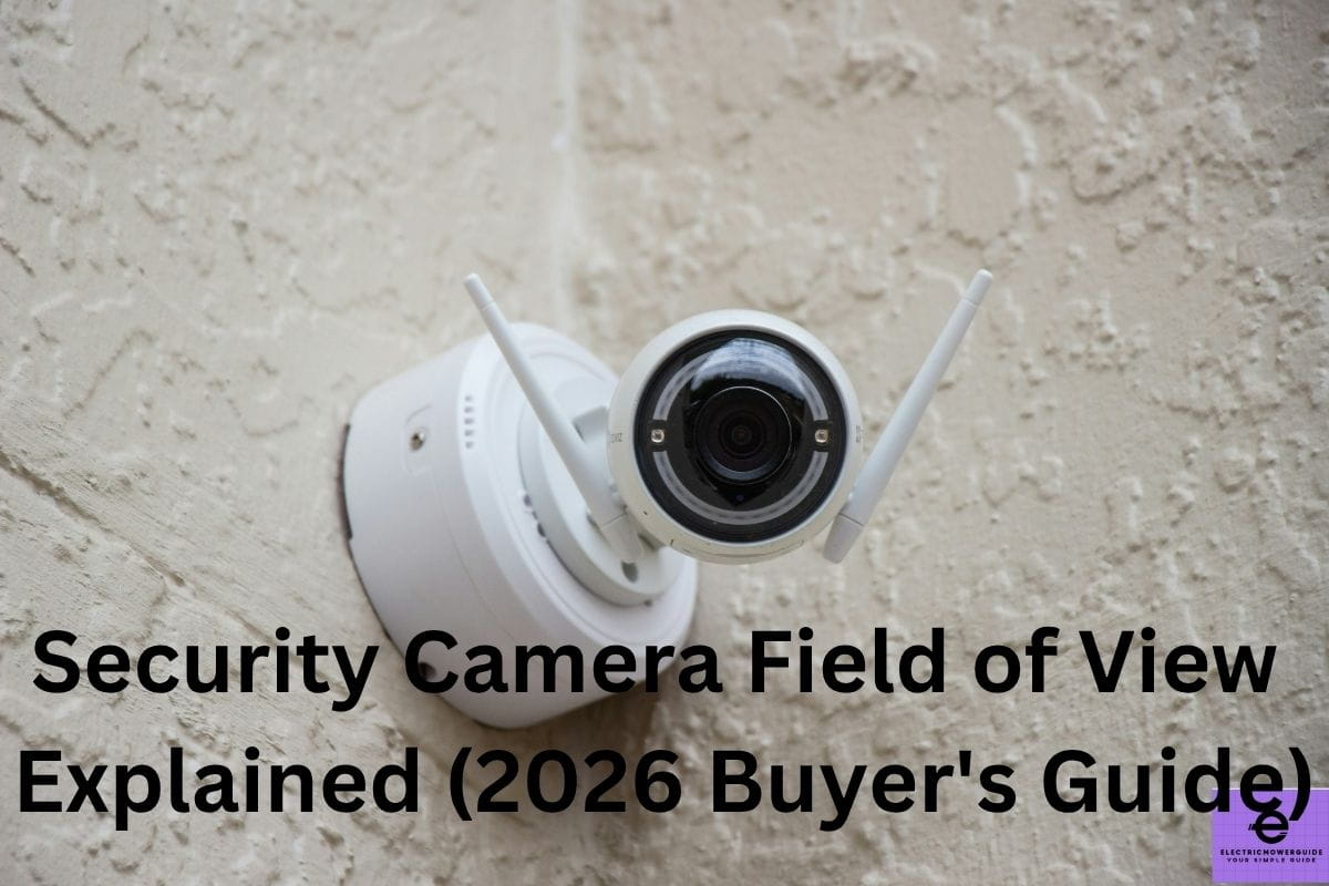 security camera field of view explained