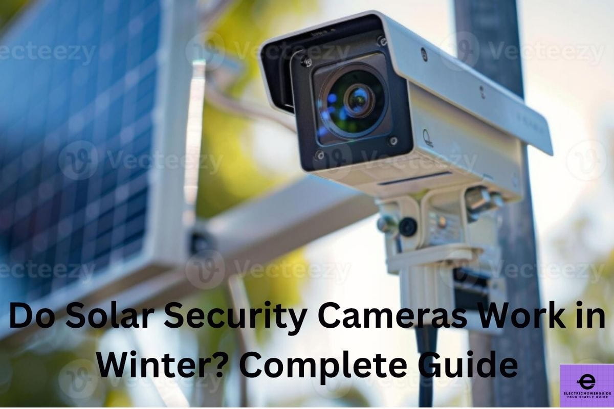 do solar security cameras work in winter