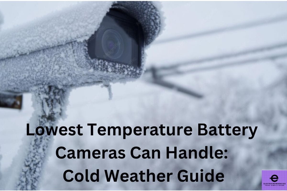 lowest temperature battery cameras can handle