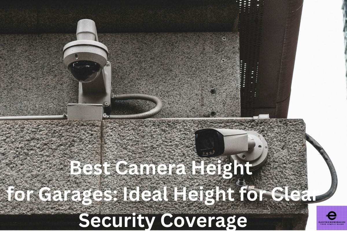 best camera height for garage