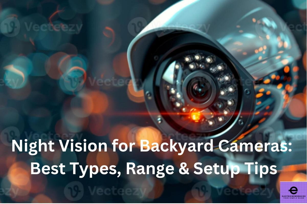night vision for backyard cameras